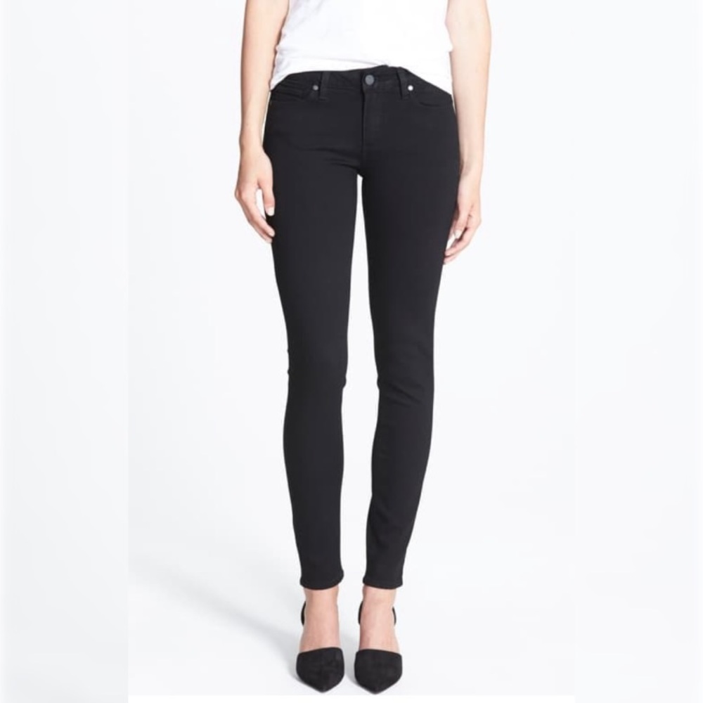 PAIGE Verdugo Ultra Skinny in Black Dahlia, 25
